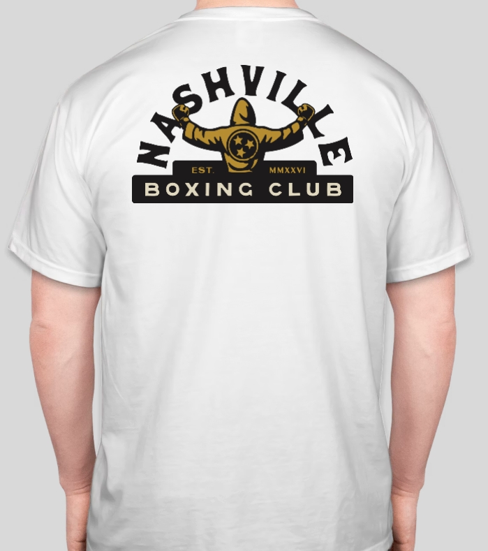 Nashville Boxing Club Black Gold Logo T-Shirt